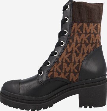 MICHAEL Michael Kors Lace-Up Ankle Boots 'BREA' in Brown