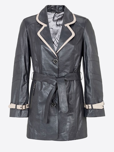 Ikigai the City Jacke in creme / grau, Produktansicht