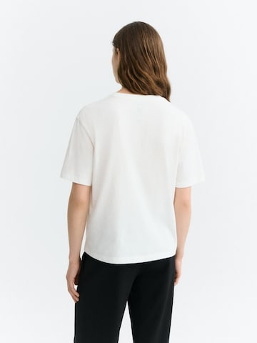Maglietta 'LUCIA' di Thinking MU in bianco: dietro