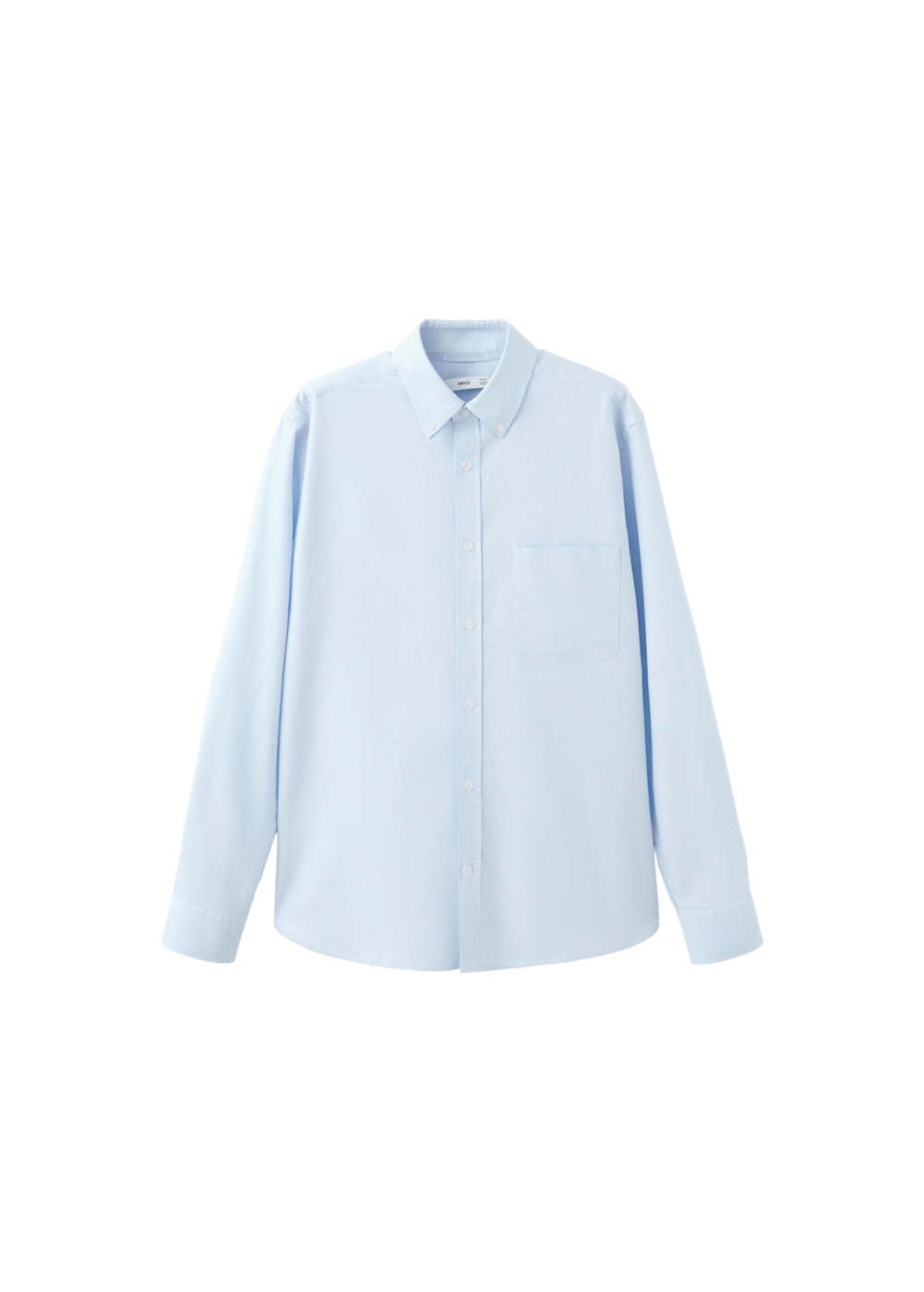 MANGO MAN Button Up Shirt 'Oxli' in Blue: front