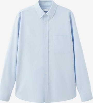 MANGO MAN Button Up Shirt 'Oxli' in Blue: front