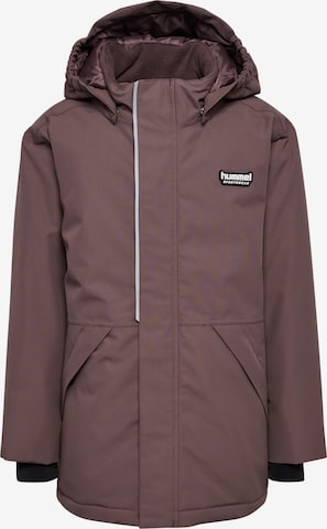Hummel Sportjas in Bruin: voorkant