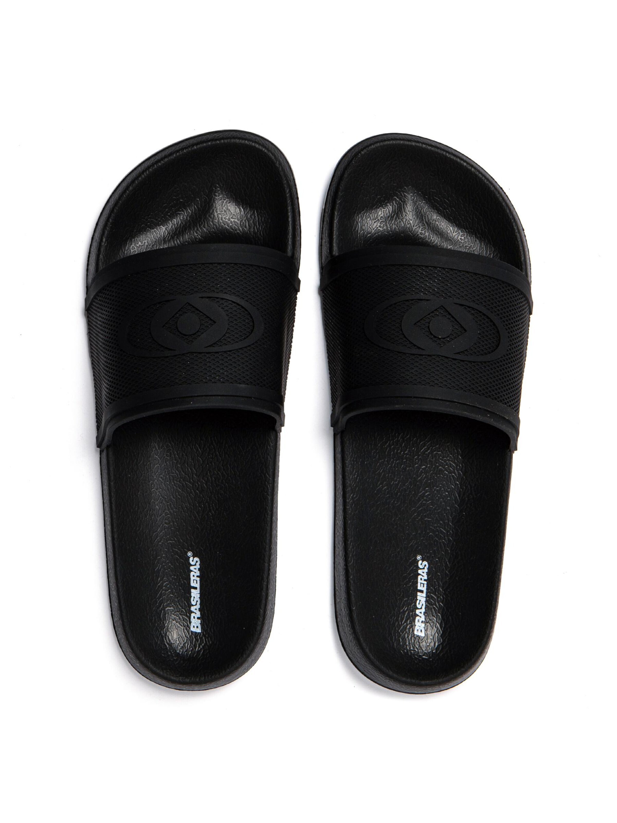 Brasileras Pantolette 'Splash' in Schwarz