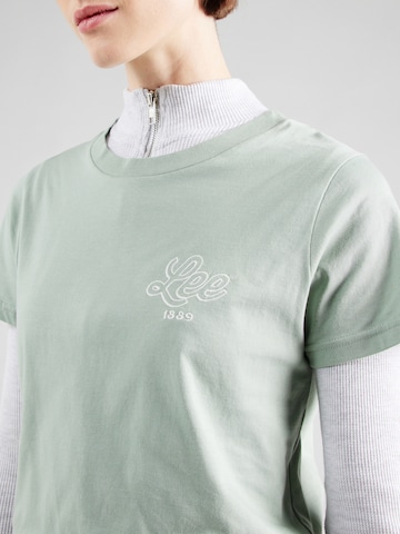 žalia Lee Marškinėliai 'SMALL LOGO TEE'