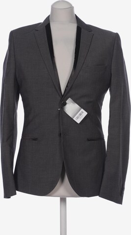 H&M Suit Jacket in S in Grey: front