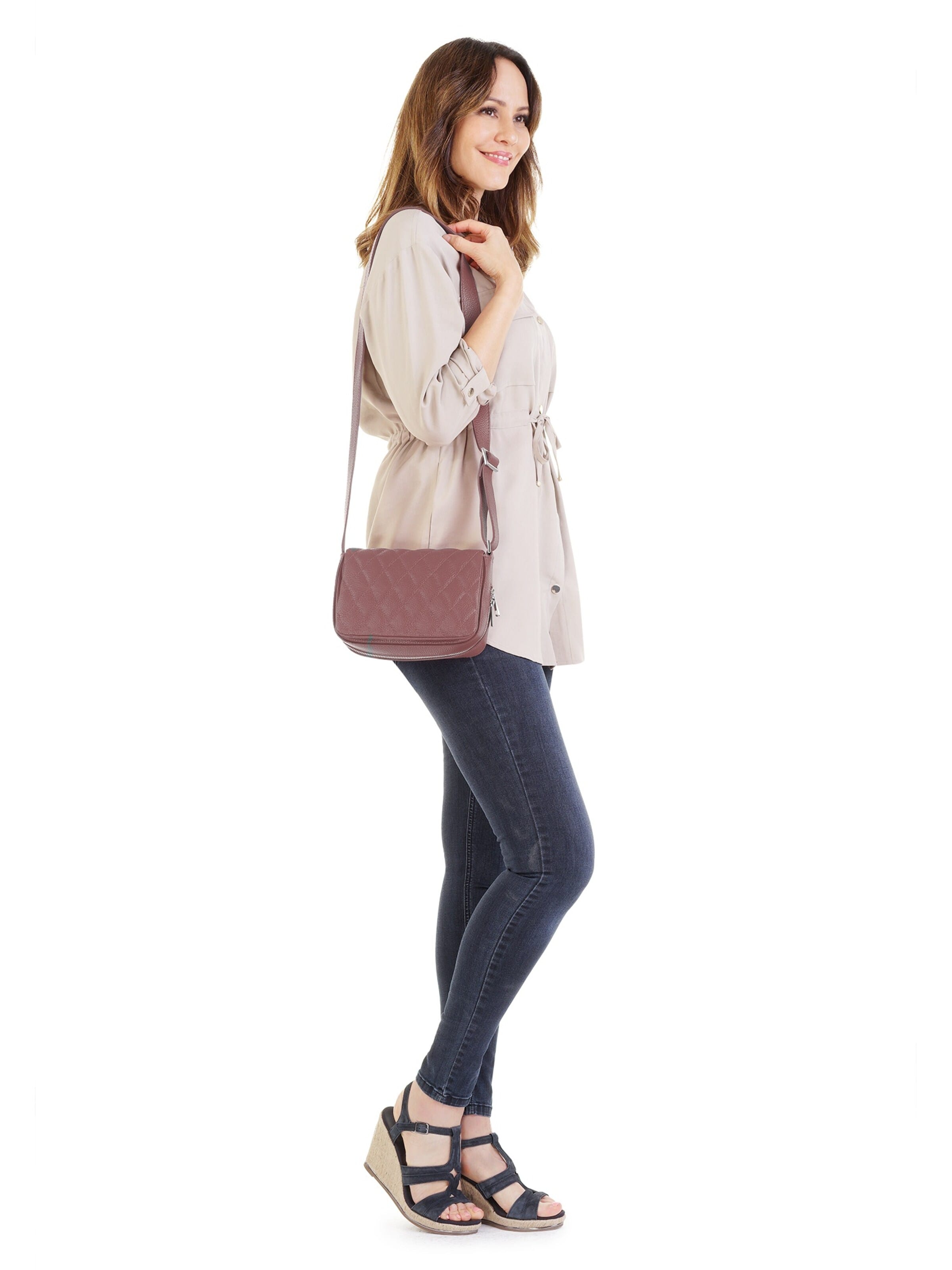 Cluty Umhängetasche‌‌‌‌‌‌‌‌ in Pink: Vorderseite
