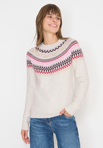 CECIL Pullover in Beige: Vorderseite