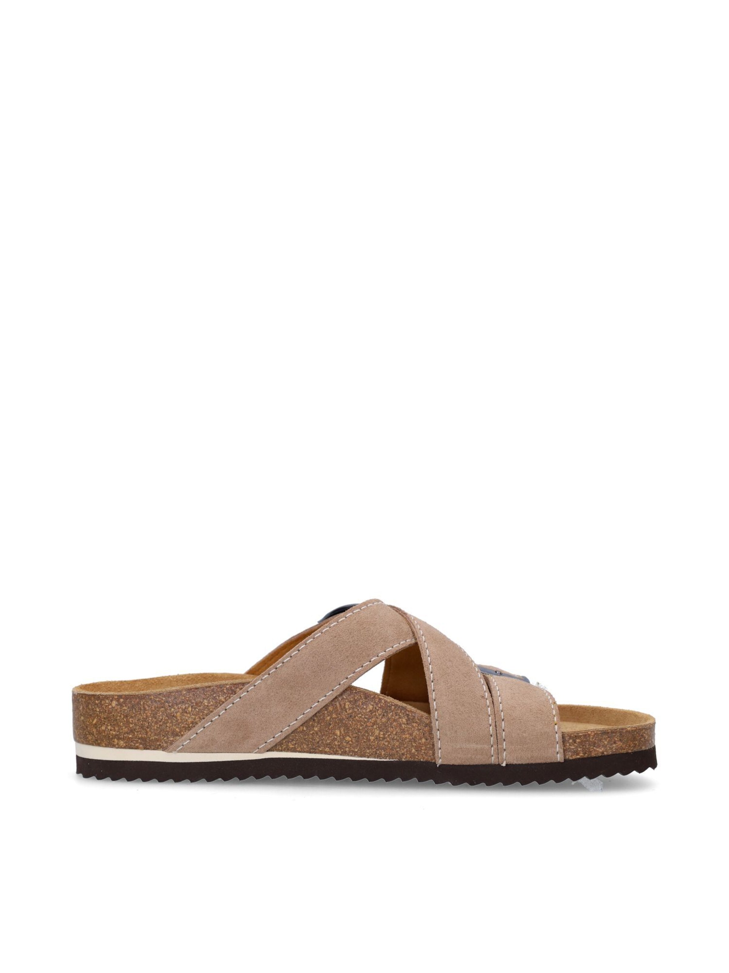 MANFIELD Mules in Beige