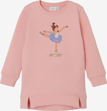 NAME IT Sweatshirt 'Tinna' i pink: forside