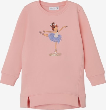 NAME IT Sweatshirt 'Tinna' i rosa: forside