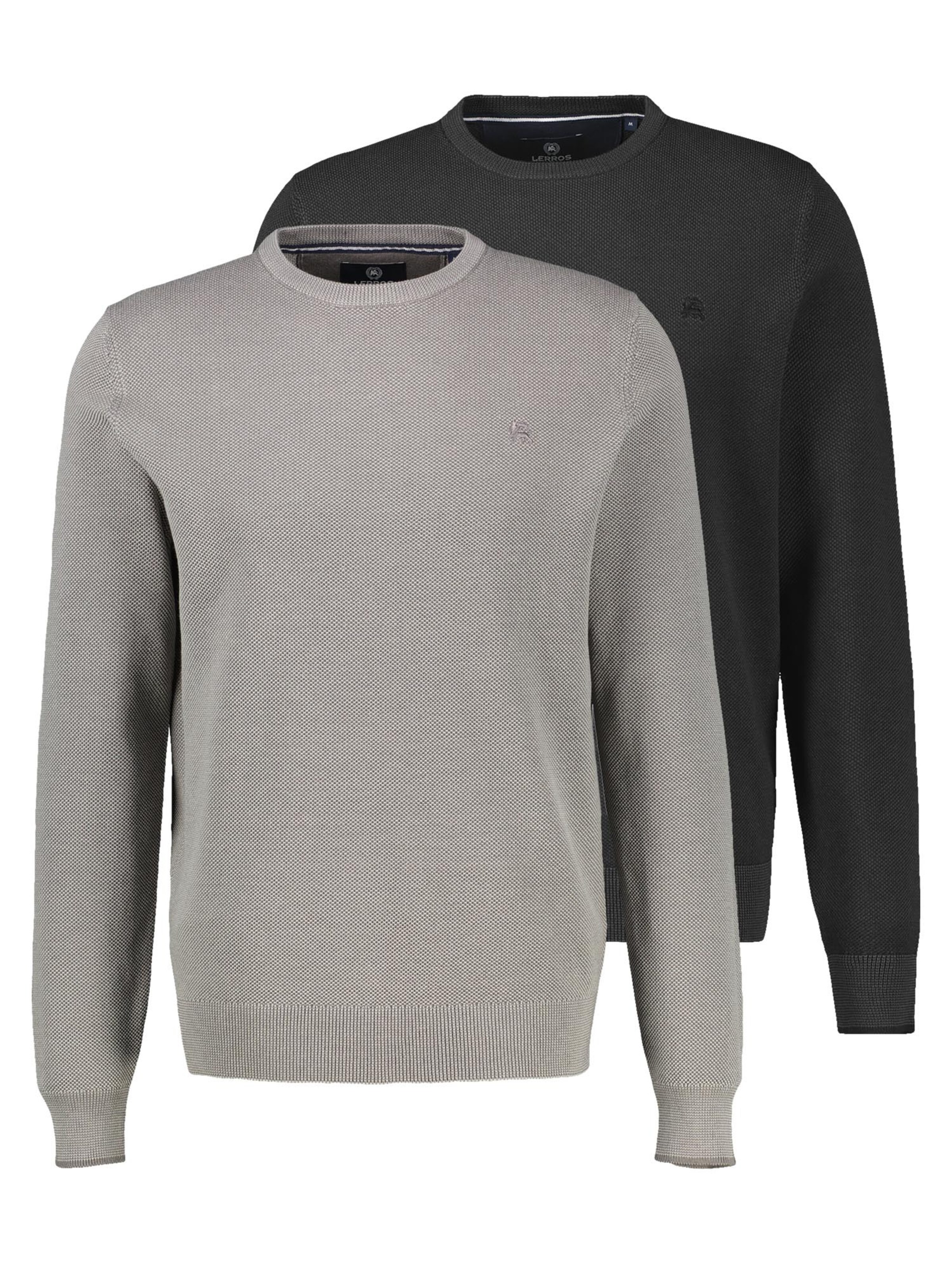 LERROS Sweater 'Basic' in Black: front
