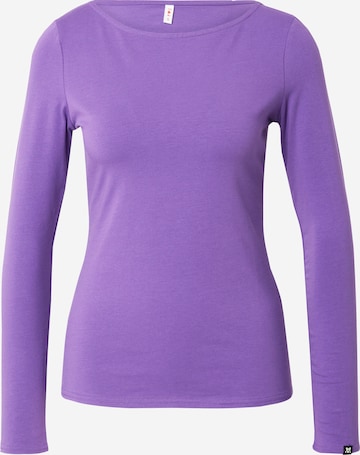 T-shirt 'Oh Marine' Blutsgeschwister en violet : devant