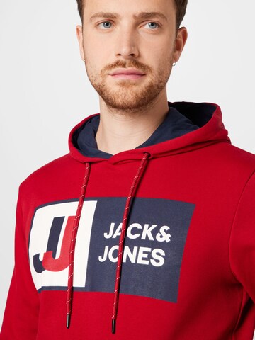 JACK & JONES Mikina 'LOGAN' – červená