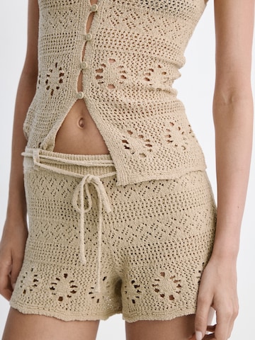 MANGO - regular Pantalón 'CASITO' en beige