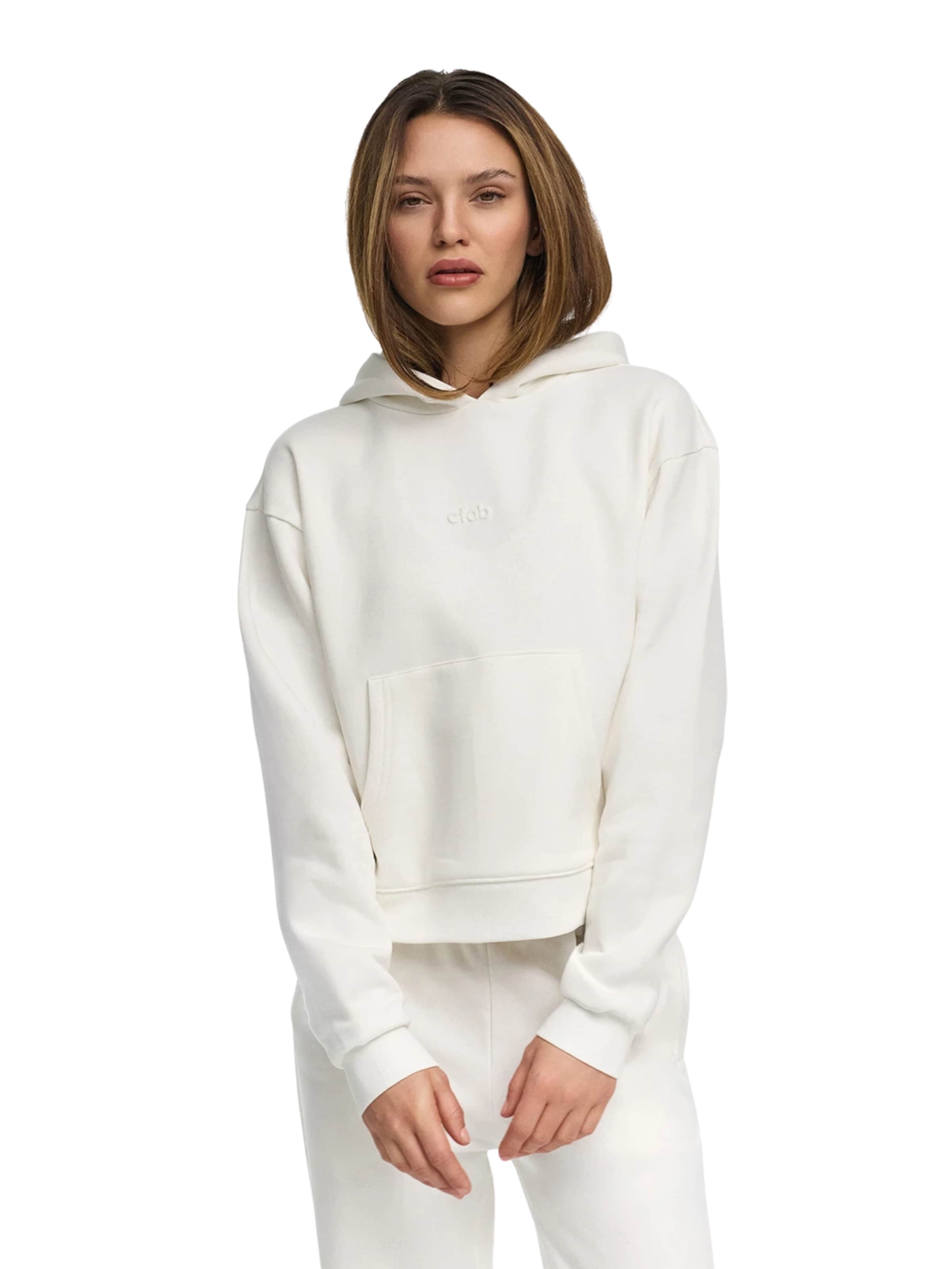 cfab (formerly creamy fabrics) Sweatshirt 'Classic' in White