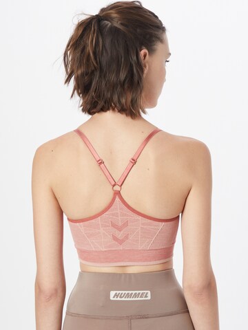 Bustino Reggiseno sportivo di Hummel in rosa