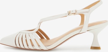 Décolleté di CAFè NOIR in bianco: frontale