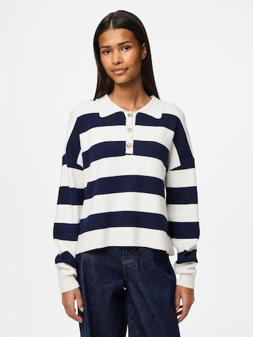 PIECES Pullover i blå: forside