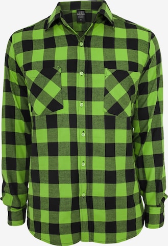 Chemise Urban Classics en vert : devant