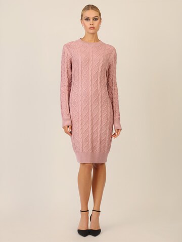 APART Knitted dress in Pink