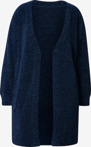 Cardigan Ulla Popken en bleu : devant