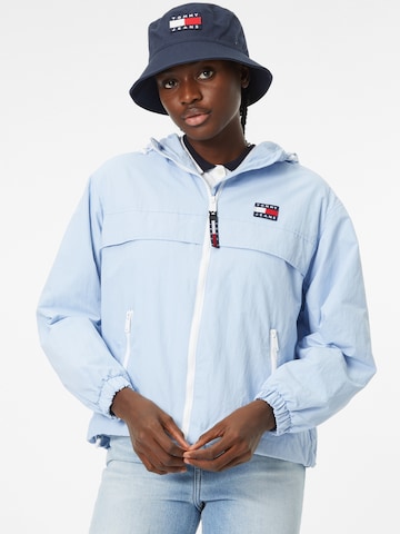 Tommy Jeans Tussenjas 'CHICAGO' in Blauw: voorkant