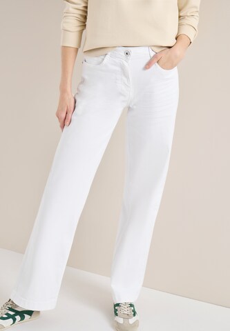 CECIL Wide leg Jeans 'Neele' in White