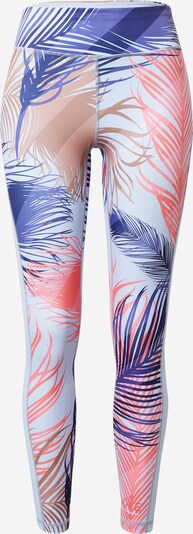 DELICATELOVE Sporthose 'Nadi' in blau / azur / hellbraun / pink, Produktansicht