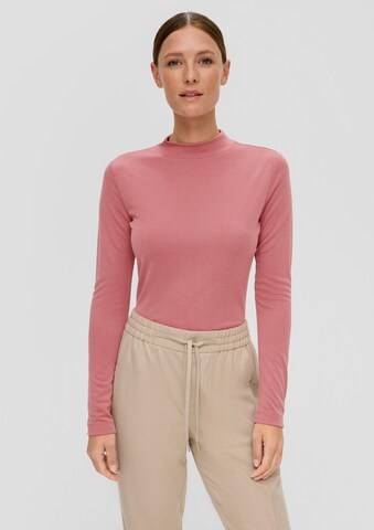 s.Oliver T-shirt i rosa: framsida