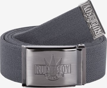 Rudeboy Stylee Gürtel 'Stretch Rudeboy Matt' in Grau: Vorderseite