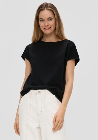 s.Oliver Shirt in Zwart: voorkant