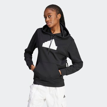 ADIDAS SPORTSWEAR Athletic Sweatshirt in Black: front