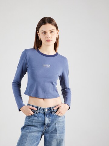 LEVI'S ® T-shirt 'Graphic LS Ringer Mini' i blå: framsida
