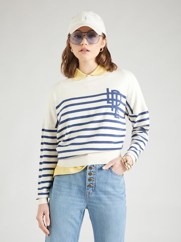 Lauren Ralph Lauren Pullover  'HAINVETTE' in Weiß: predná strana