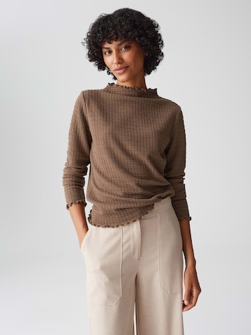 OPUS Shirt 'Sirken' in Braun: Vorderseite