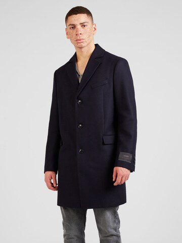 DRYKORN Between-Seasons Coat 'LUGO' in Blue: front