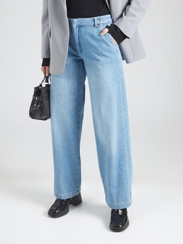 FREEMAN T. PORTER Wide leg Jeans in Blue: front