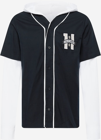 Coupe regular Chemise HOLLISTER en noir : devant