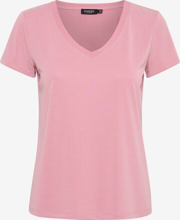 T-shirt 'Columbine' SOAKED IN LUXURY en rose : devant