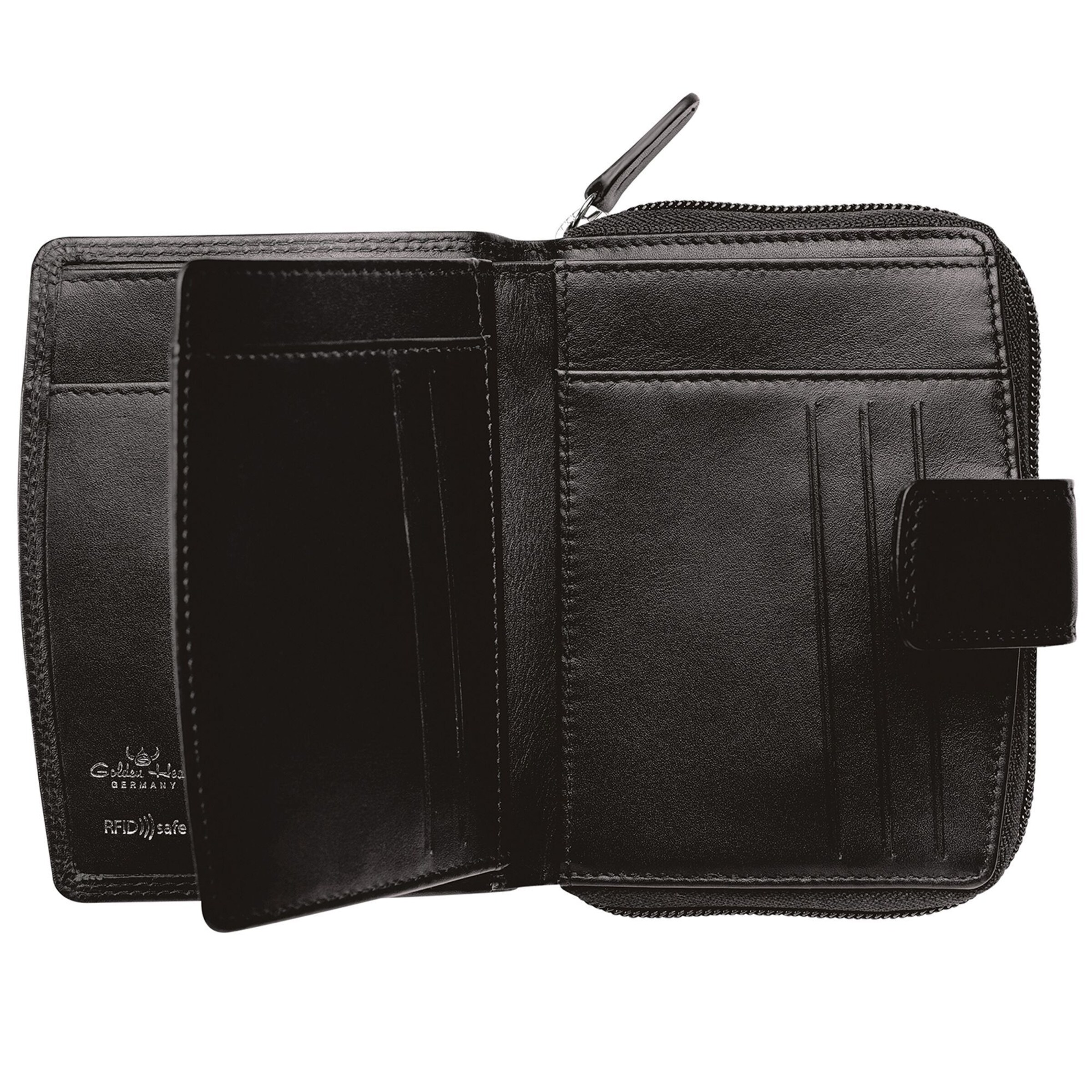 GOLDEN HEAD Portemonnaie 'Polo' in Schwarz