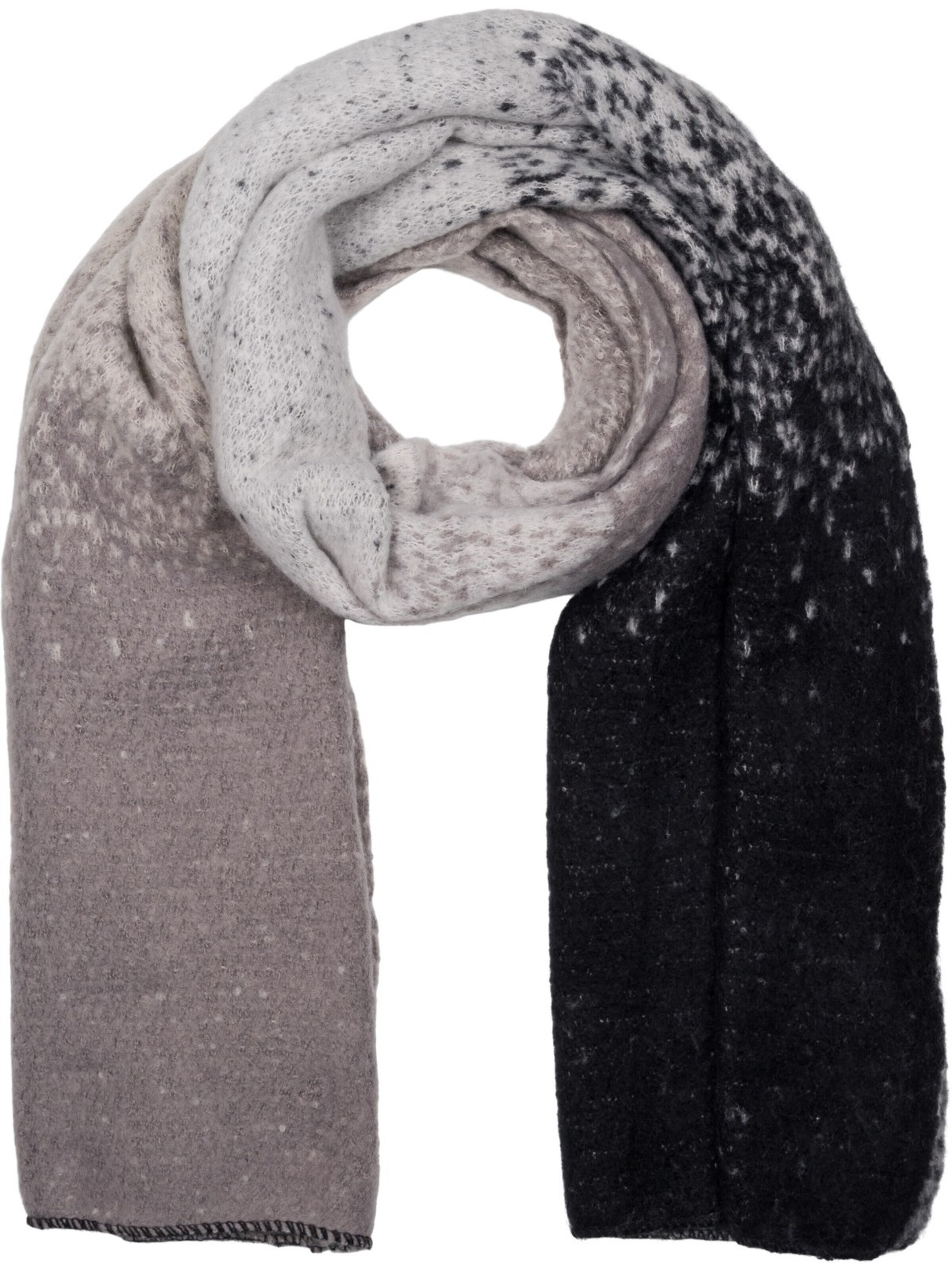 styleBREAKER Schal 'Web-Schal mit Pixel-Farbverlauf'‌‌‌‌‌‌‌‌‌‌ in One Size in schwarz, Produktansicht