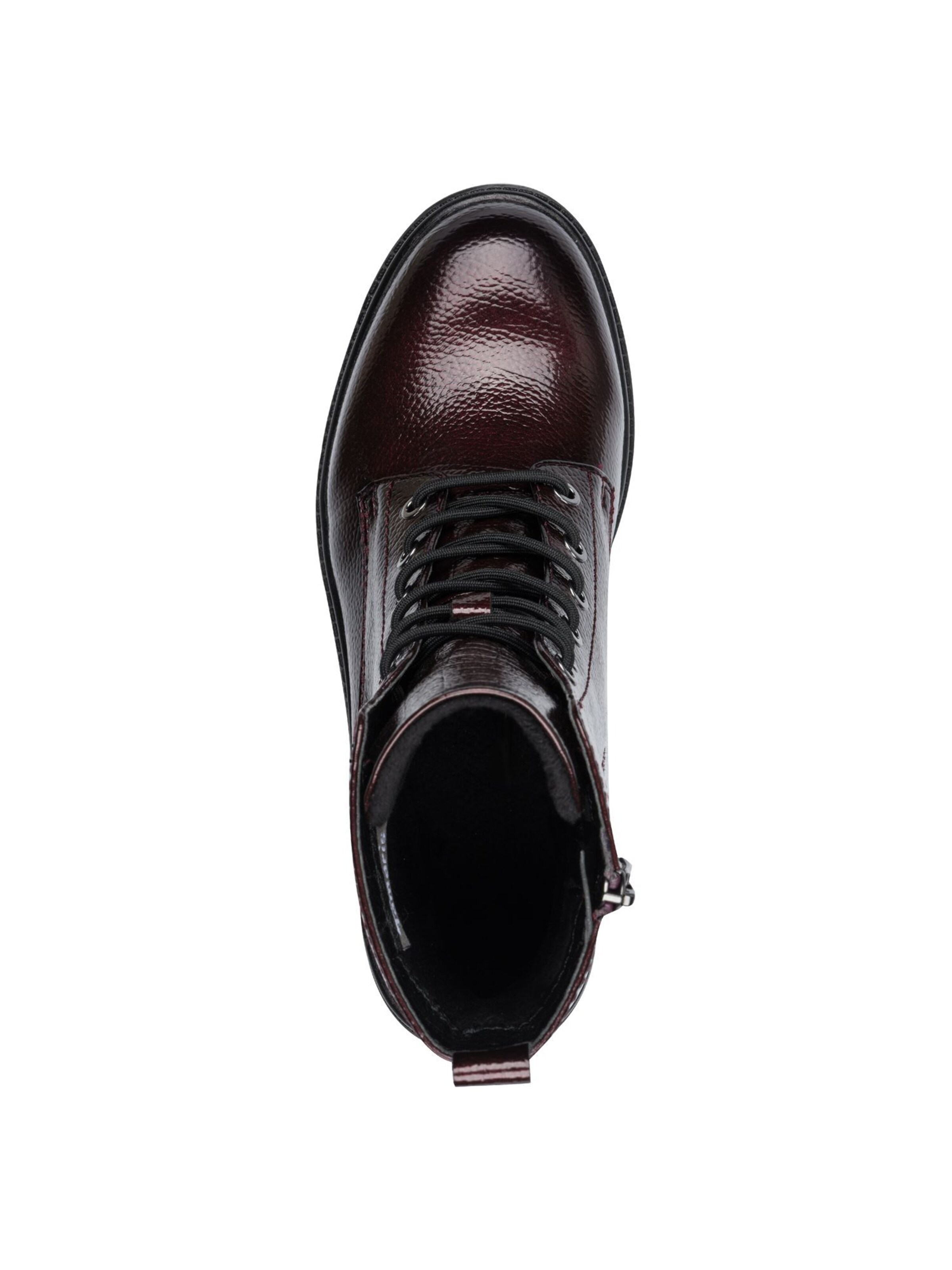 Stivaletto stringato di Tamaris in rosso