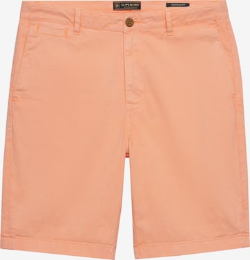 Pantalon chino Superdry & Co en orange : devant