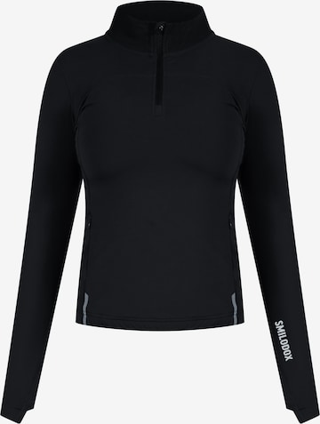 Smilodox Performance Shirt 'Fastlane' in Black: front