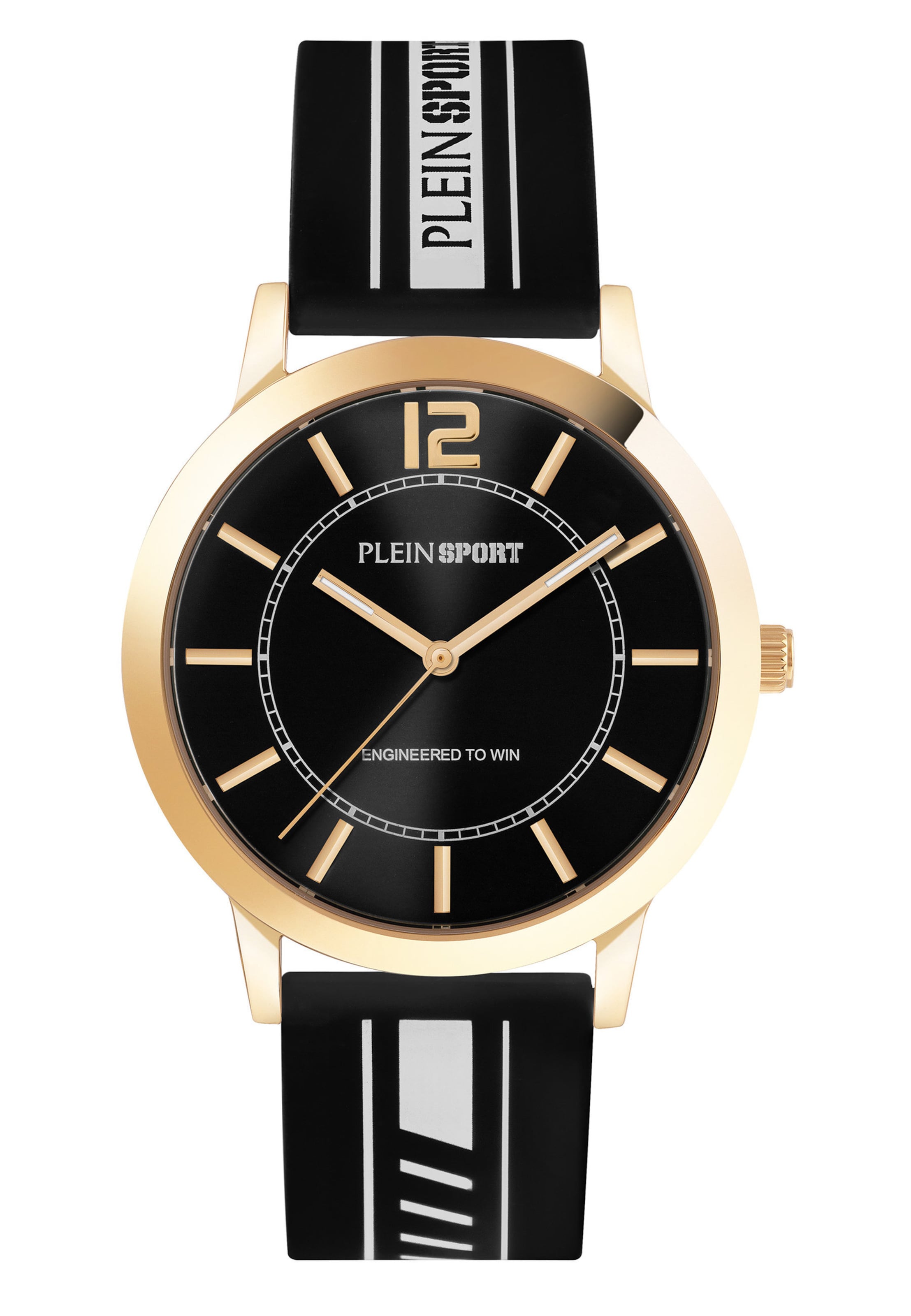 Orologio analogico di Plein Sport in nero: frontale