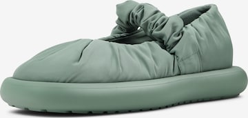 CAMPER Ballerina met riempjes 'Onda' in Groen: voorkant