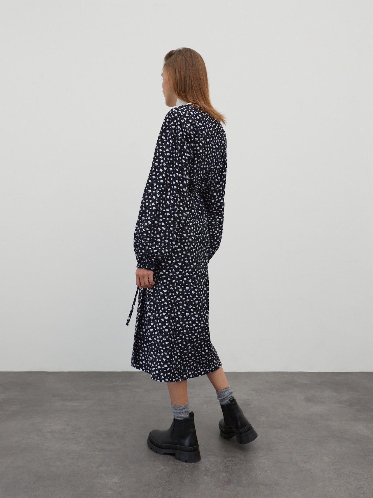 EDITED Produits Robe 'Alene' bleu foncé