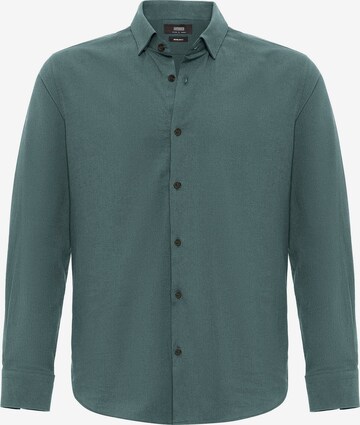 Antioch Regular fit Button Up Shirt in Green: front