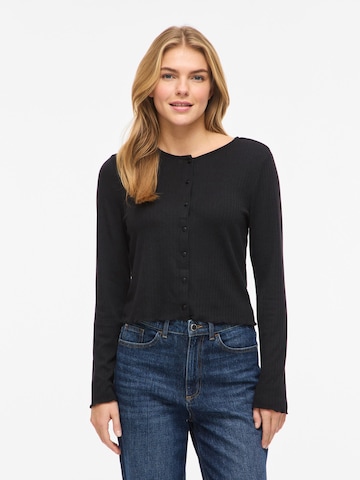 Cardigan 'VIMaggie' VILA en noir : devant