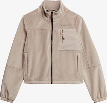 Superdry Sportjacke in Beige: predná strana